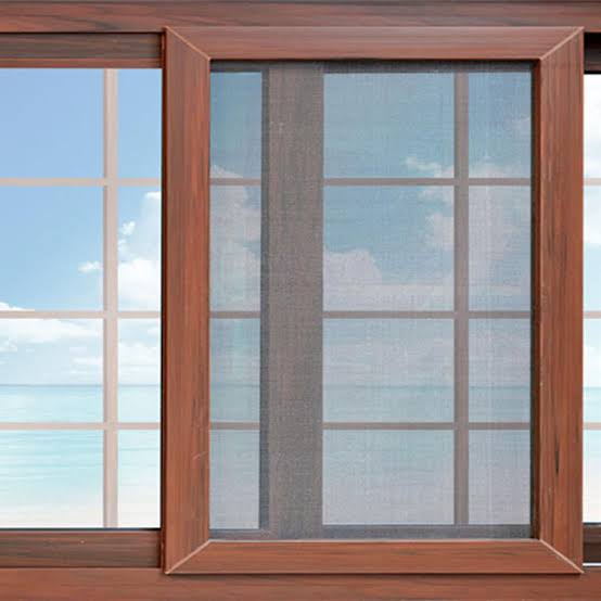 Wood Look Aluminium Folding Door